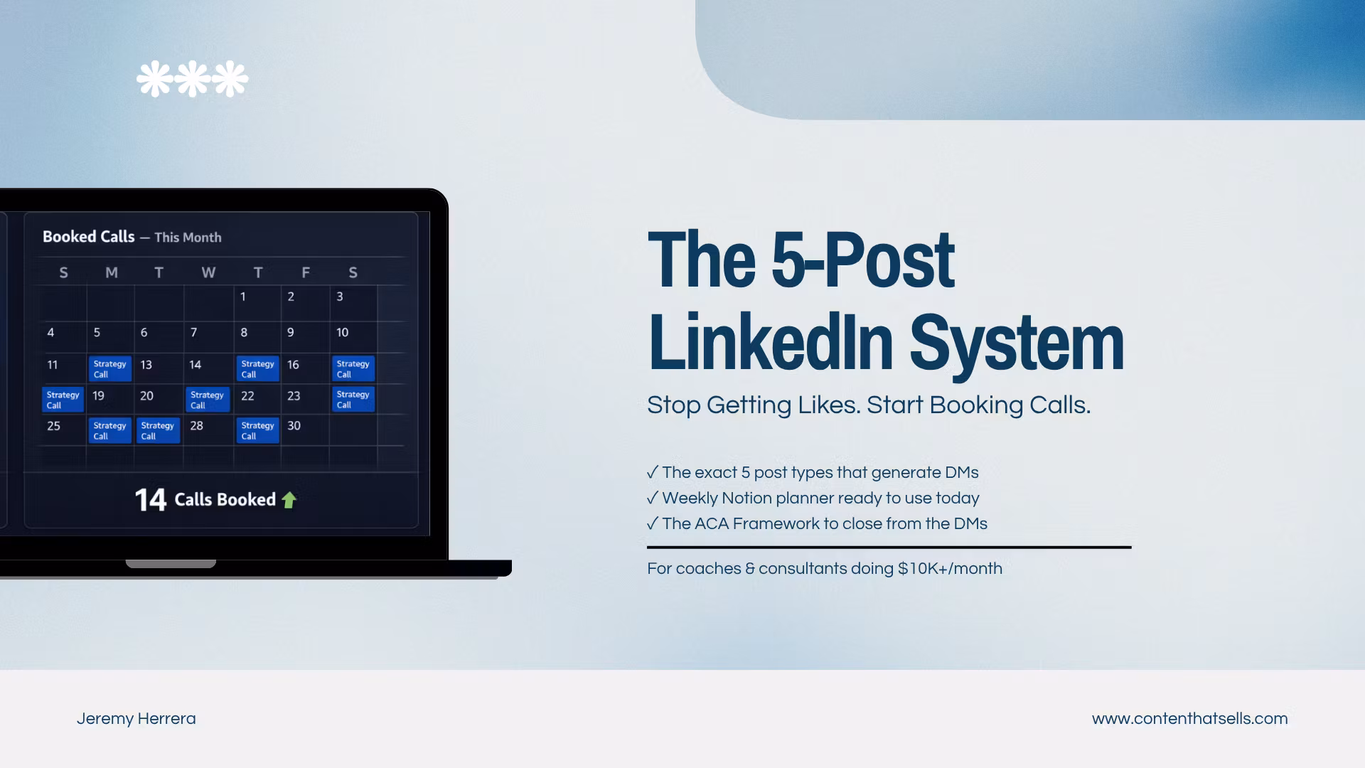 The 5-Post LinkedIn System