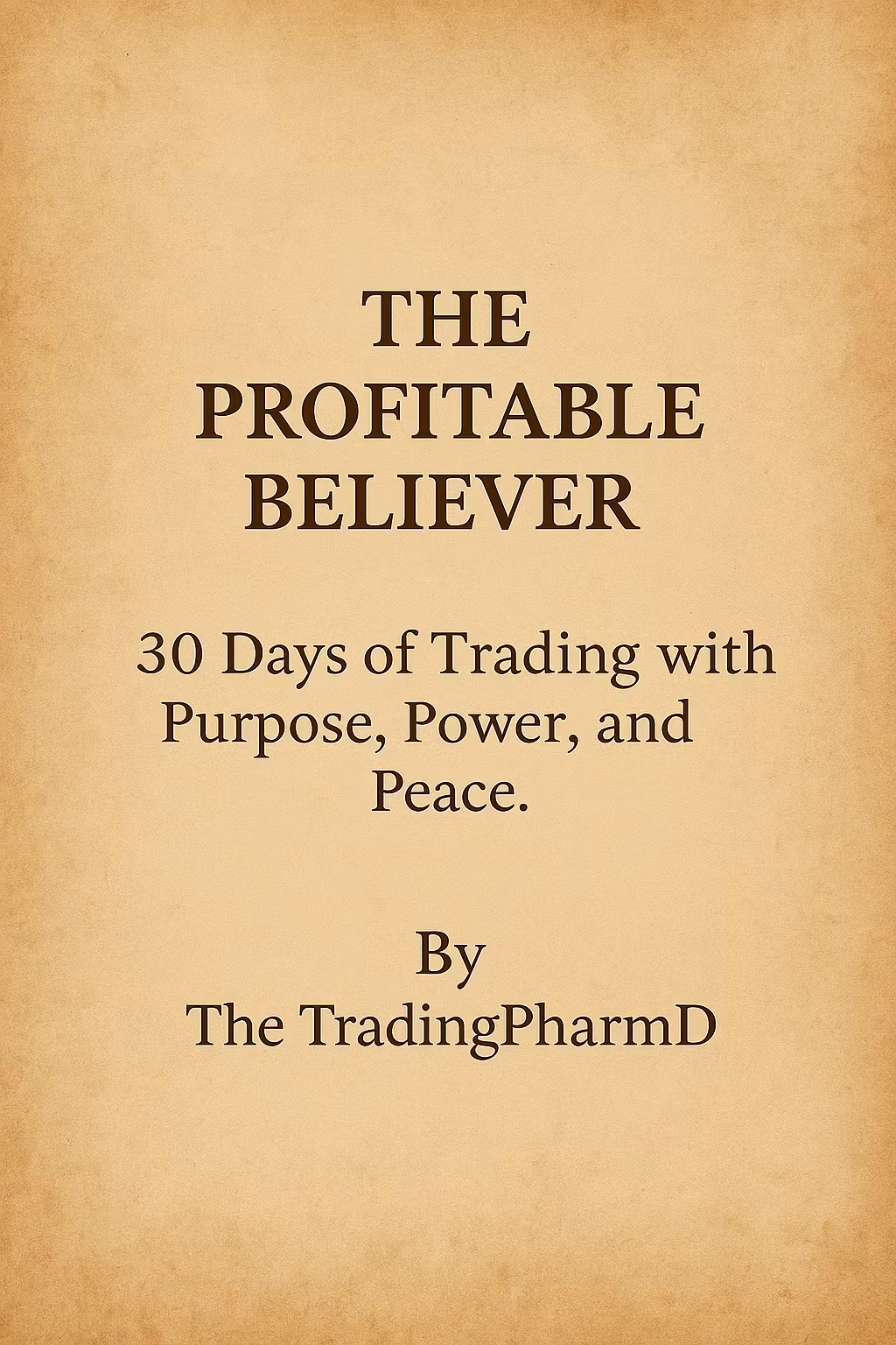 The Profitable Believer