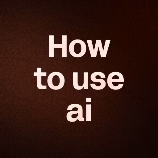 How to use ai