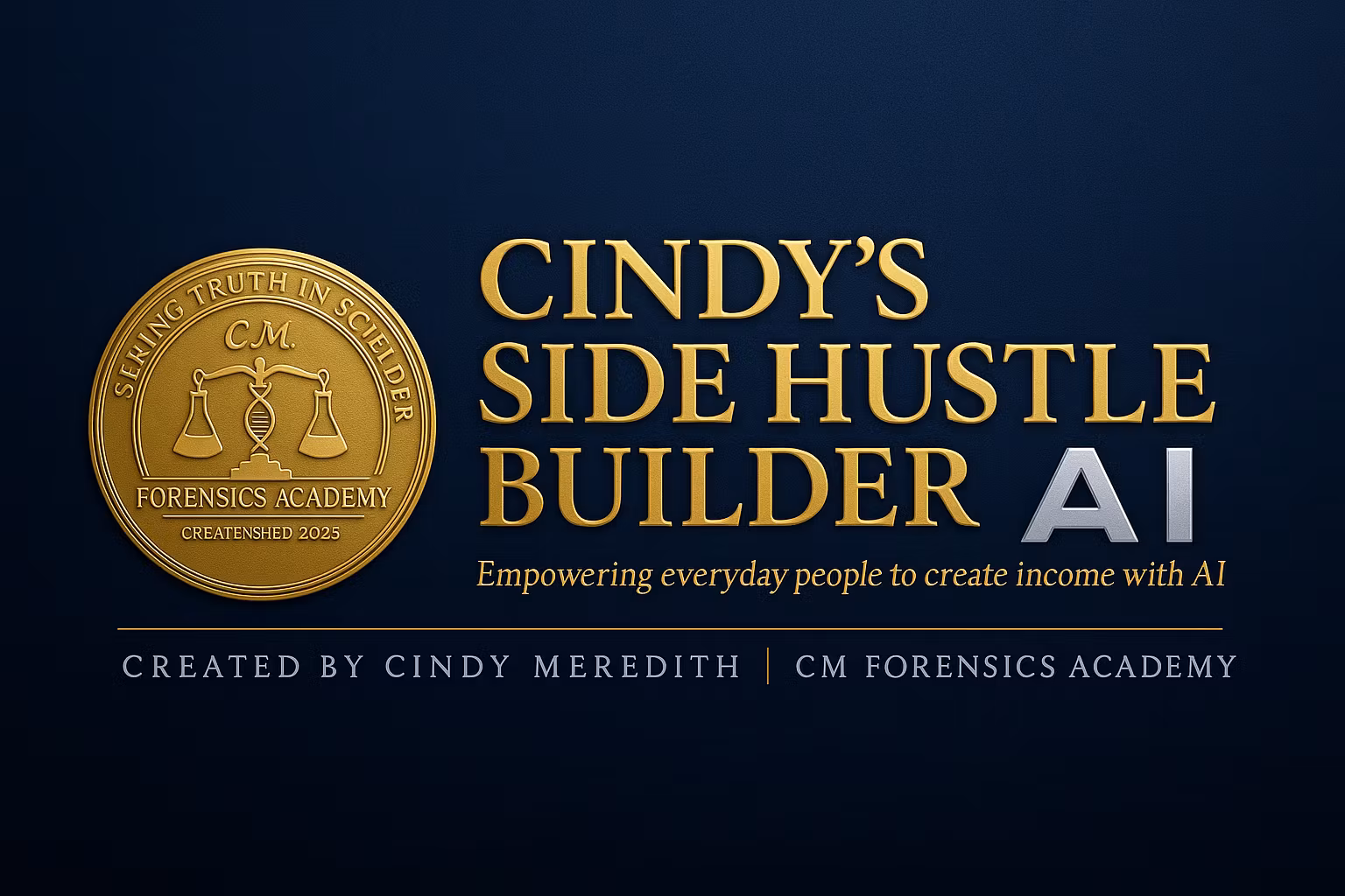 Cindy's Side Hustle with AI