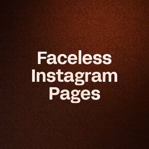 Faceless Instagram Pages