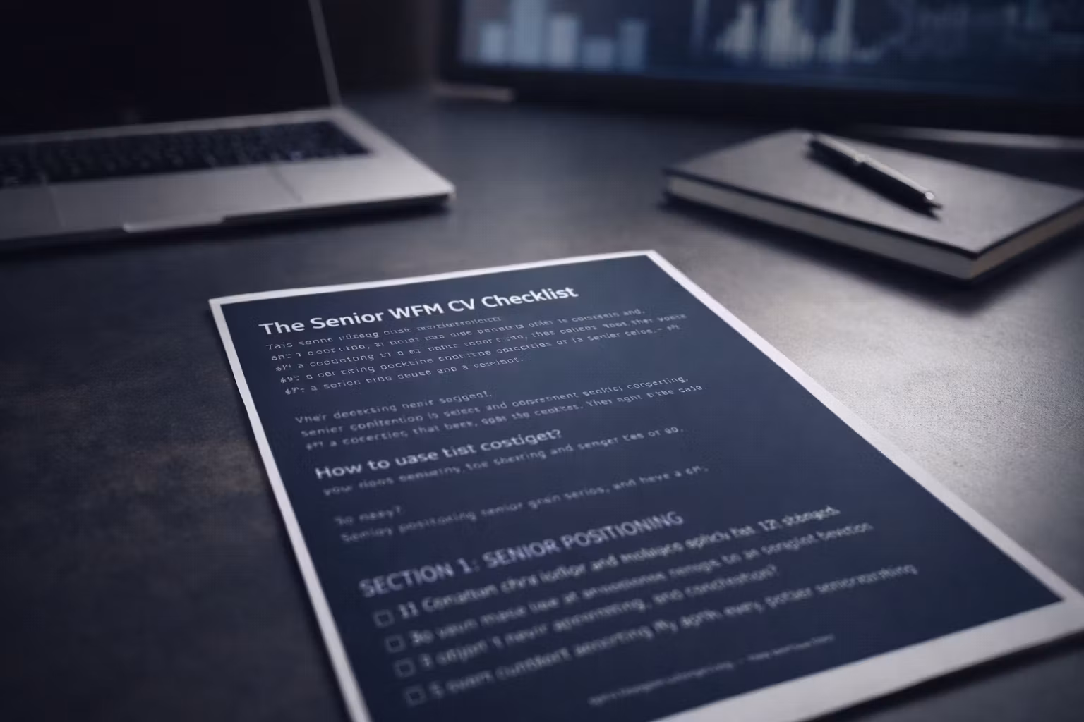 The Senior WFM CV Checklist