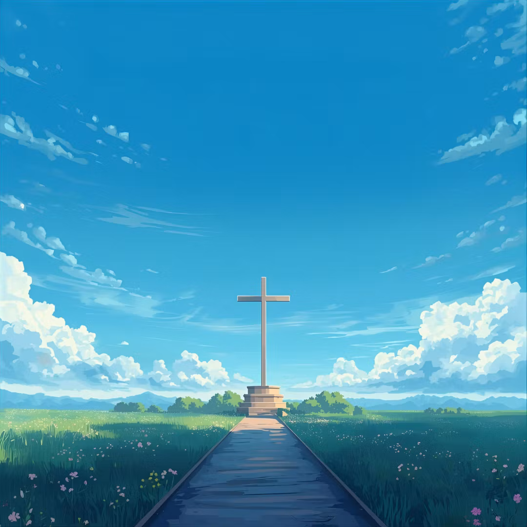 Anime-Style Realistic Jesus Wallpaper