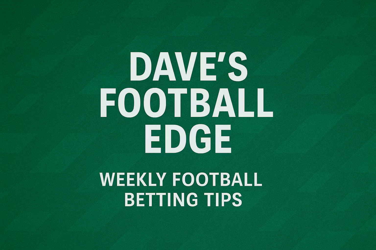 Dave's Football Analytics