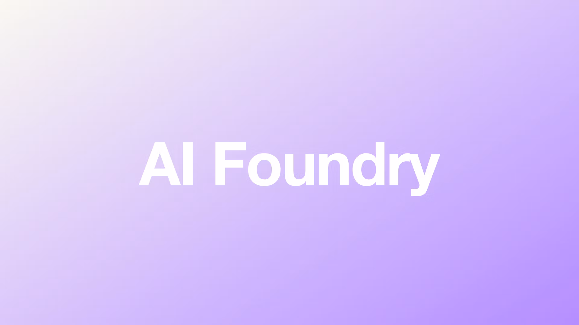 AI Foundry