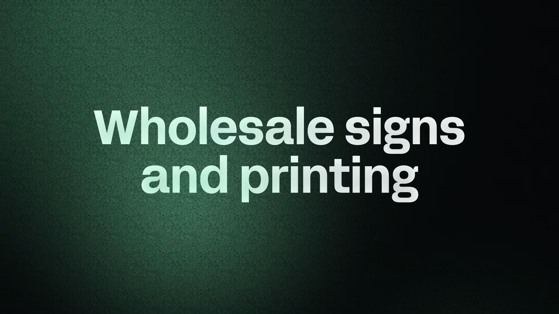 LED LIT SIGN AND FRAME