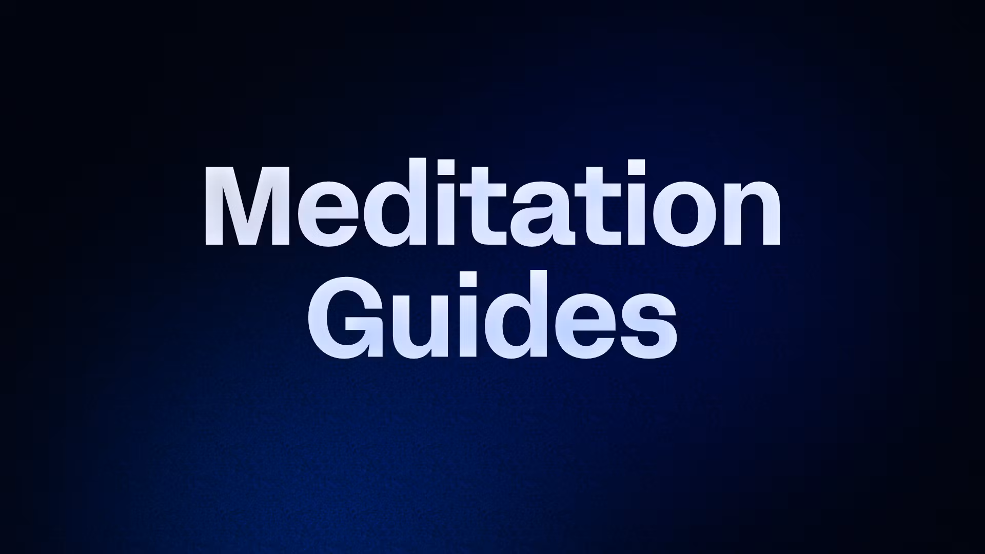 Anxiety Calm Meditation