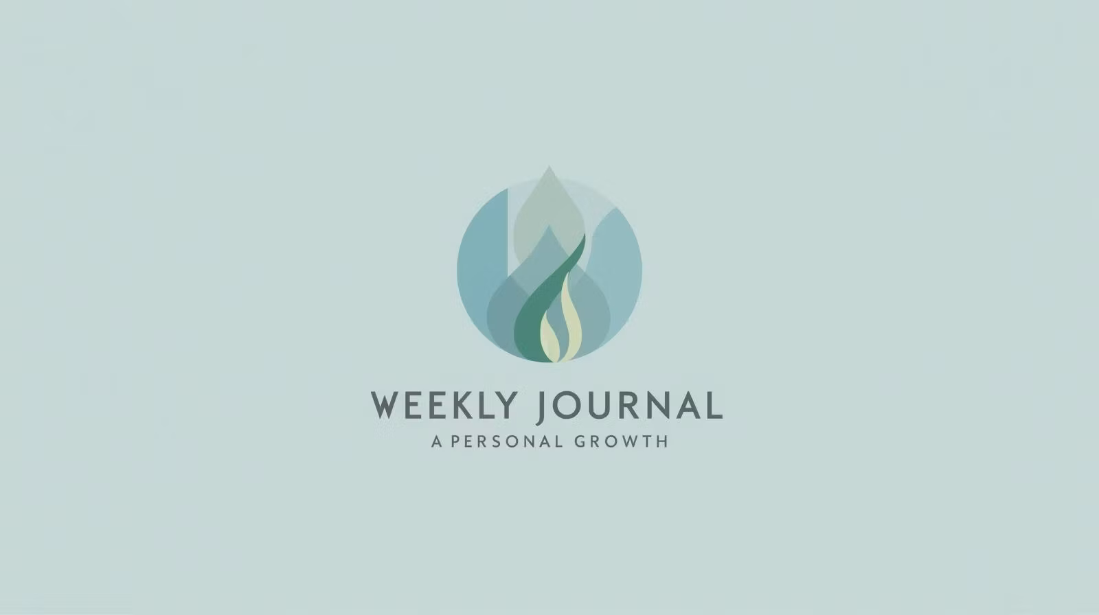 weekly personal growth journal