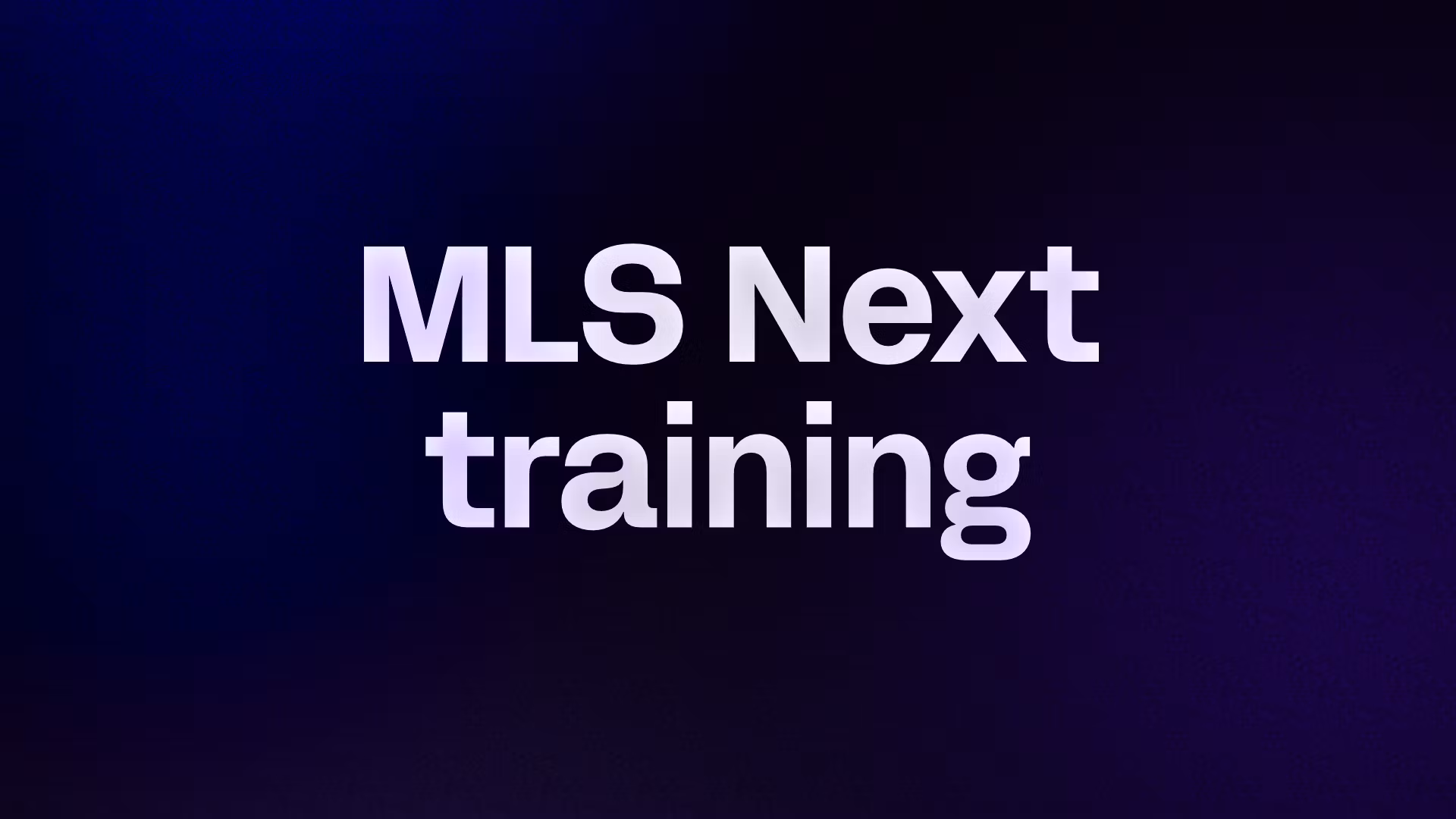 how I made an mls next team