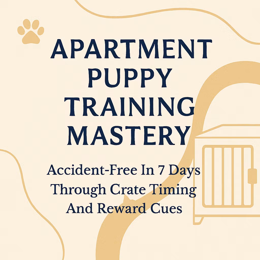 Apartment Puppy Training Mastery