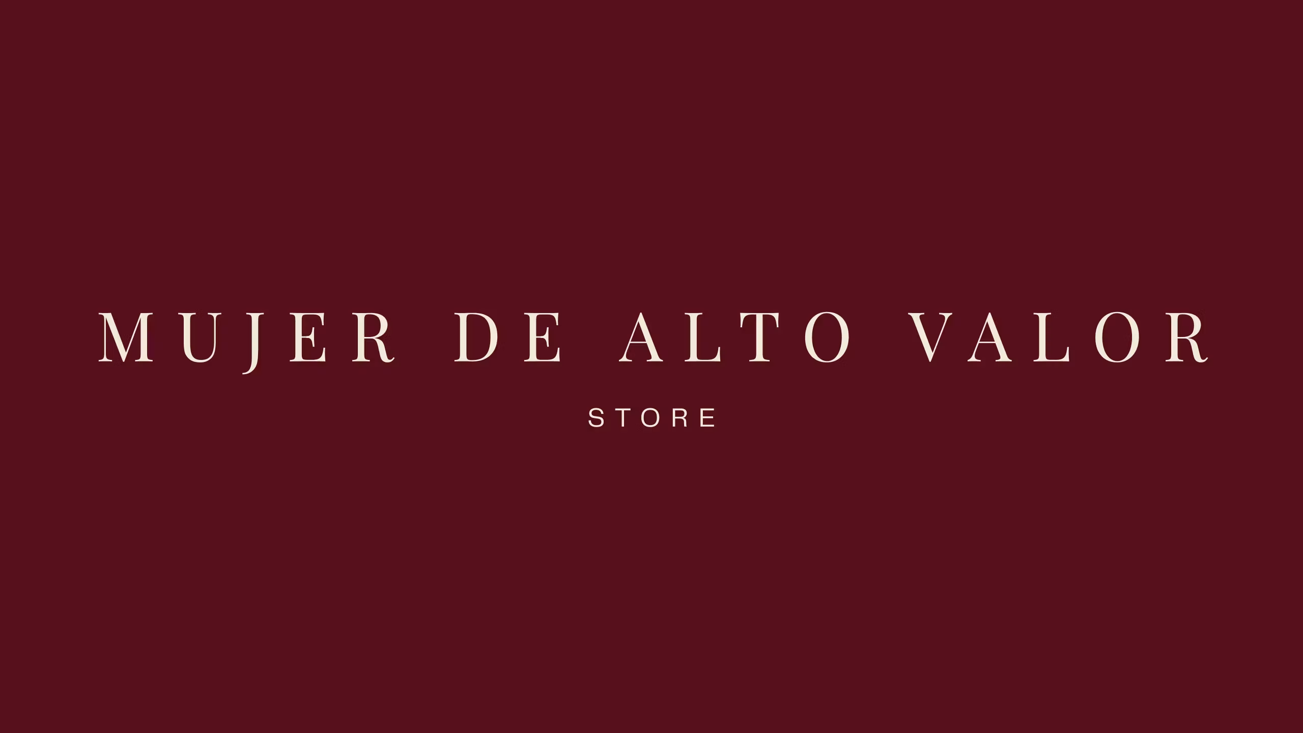 Mujer de alto valor Store