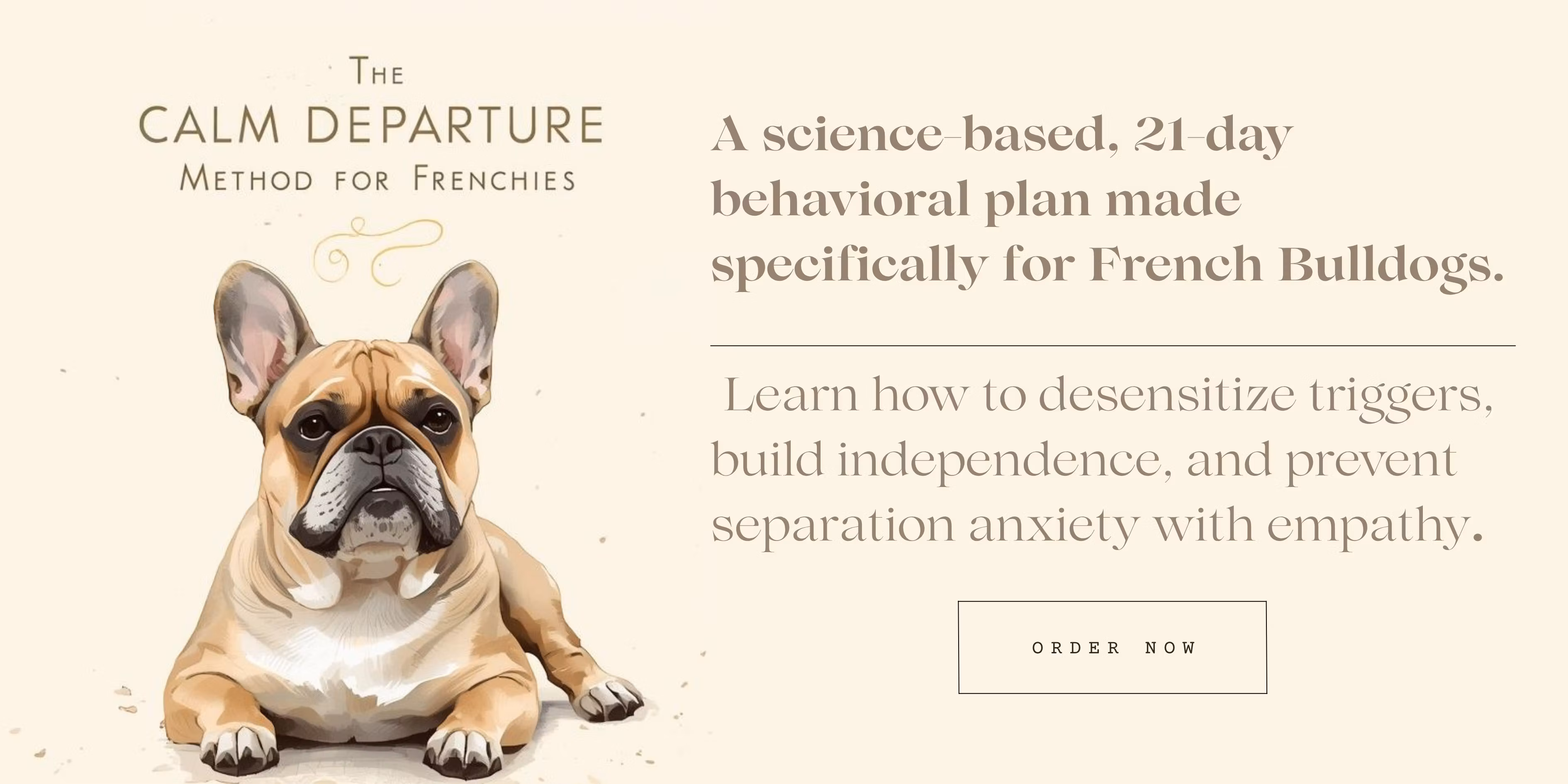 The Calm Departure Method For Frenchies