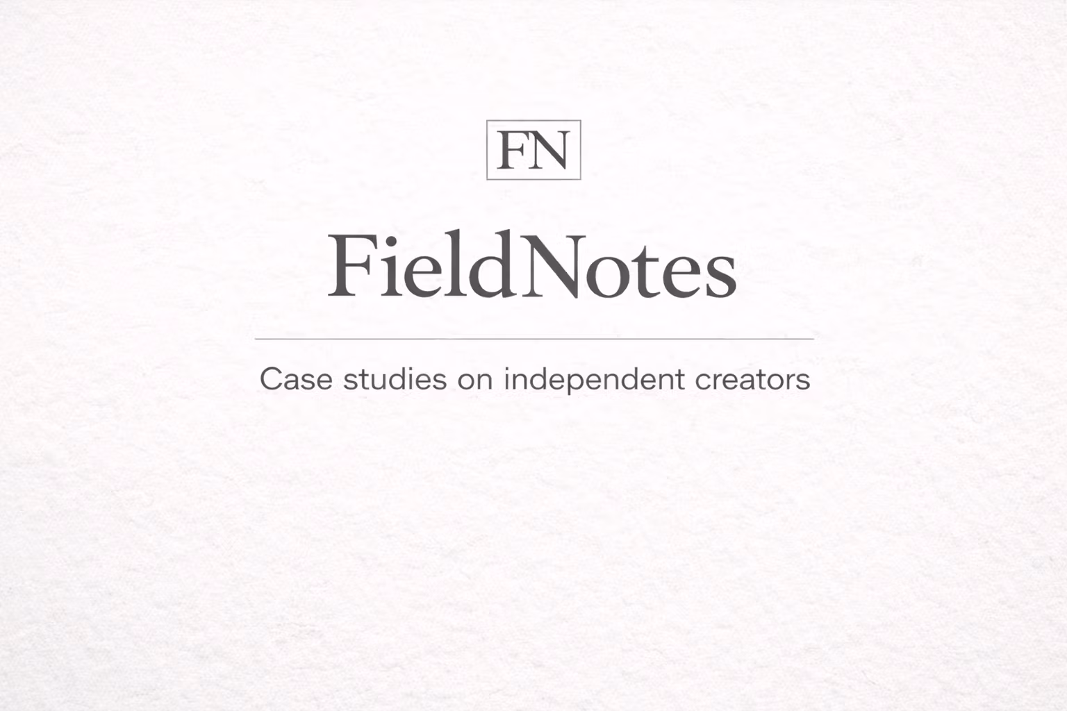FieldNotes