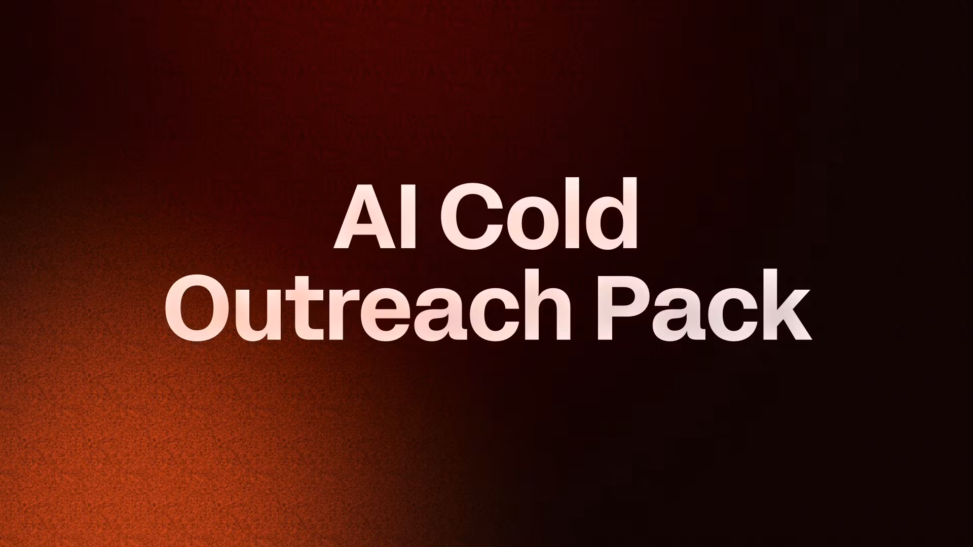 AI Cold Outreach Pack