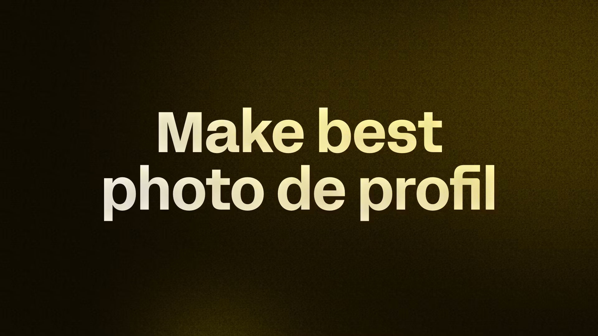 Make best photo de profil 