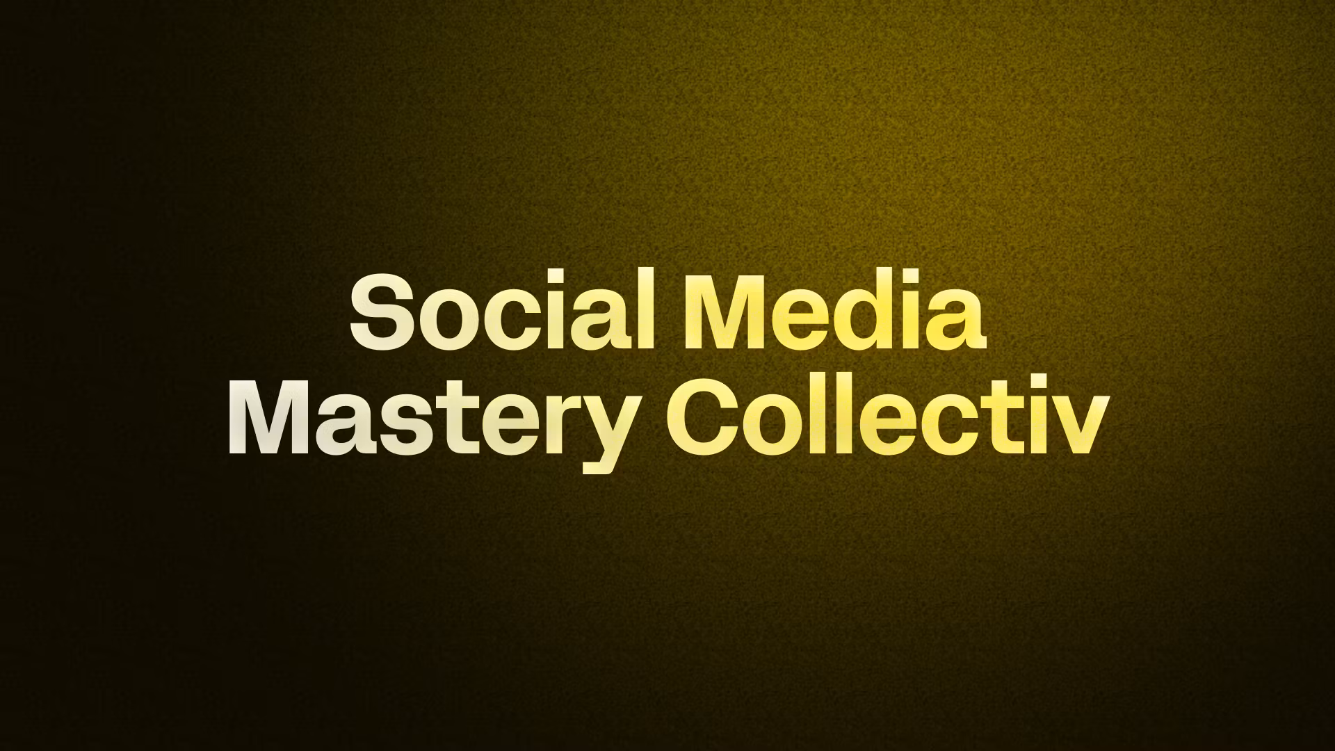Social Media Mastery Collectiv
