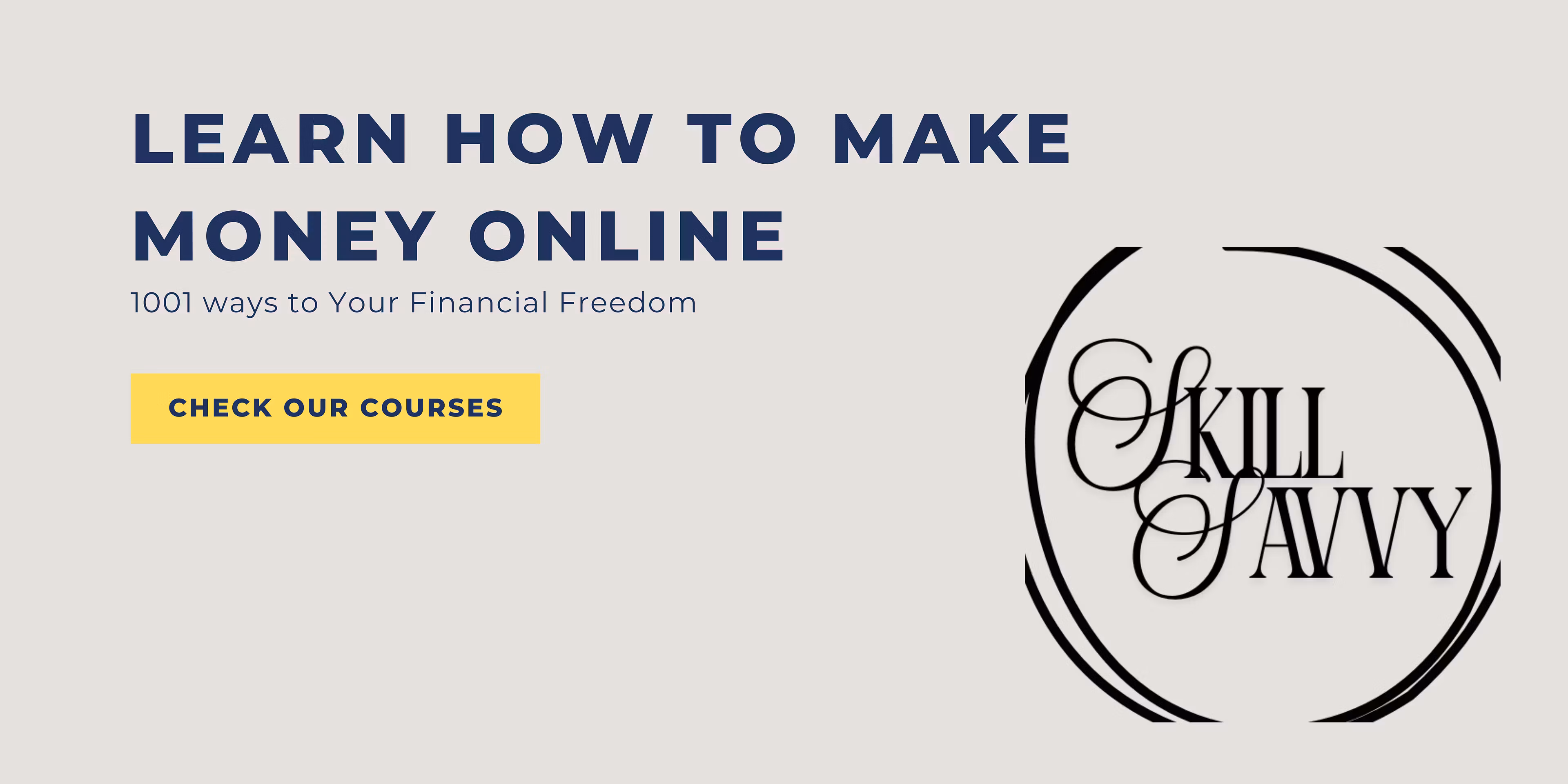 SkillSavvy: 1001 ways to Your Freedom