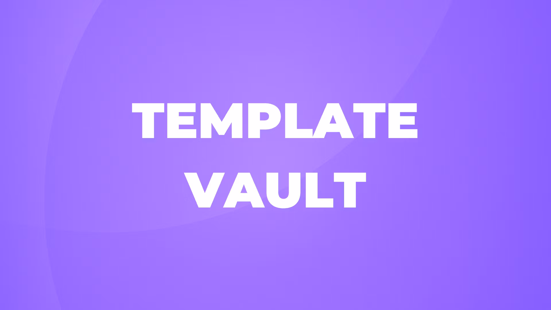 TemplateVault