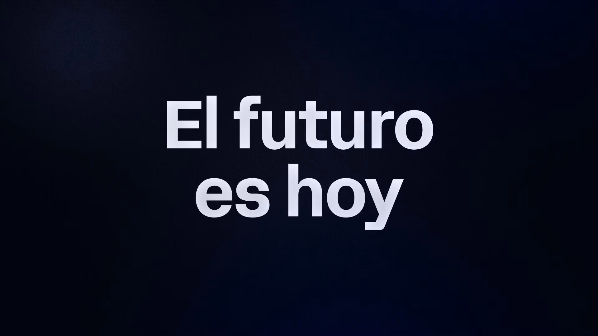 El futuro es hoy 