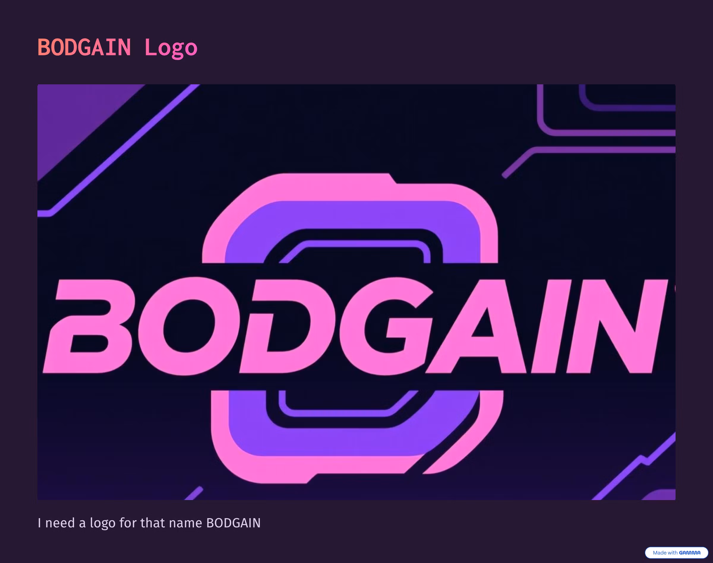 BODGAIN