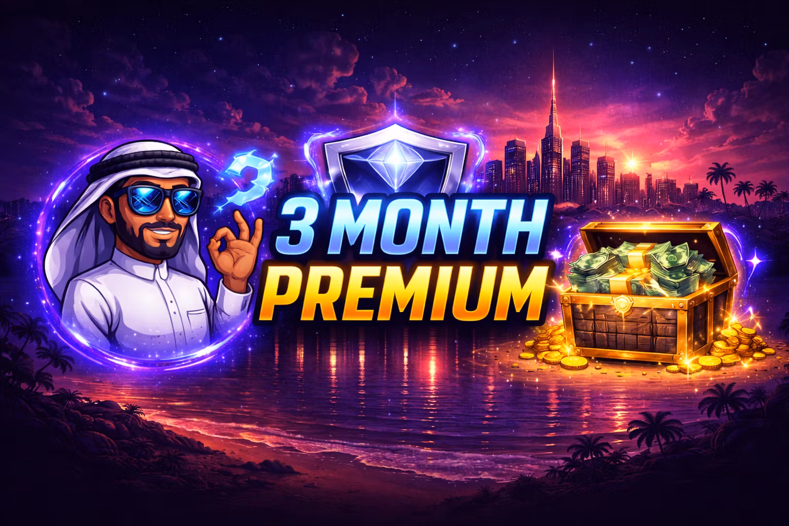 3 Months Premium