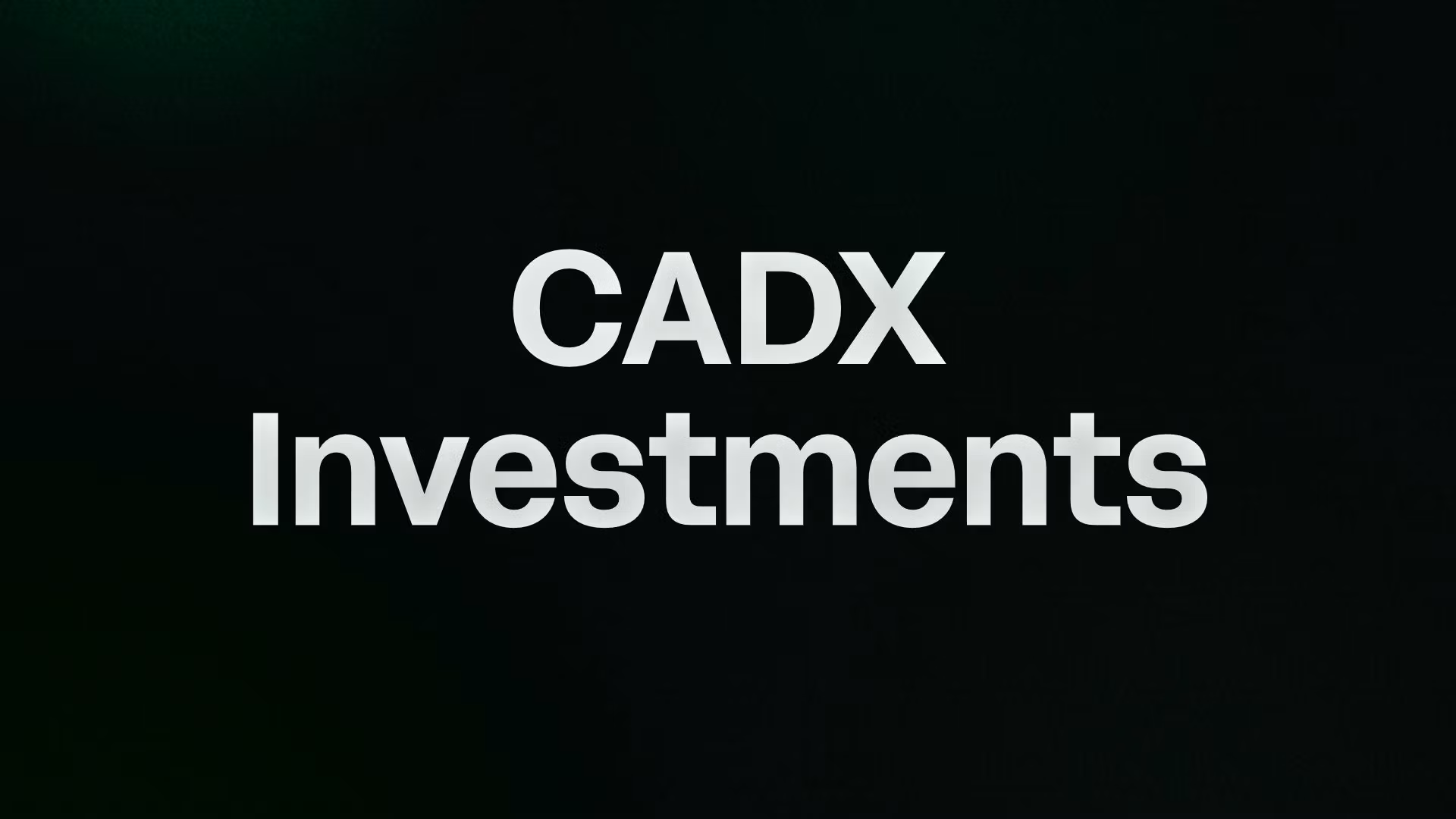 CADX Investments 