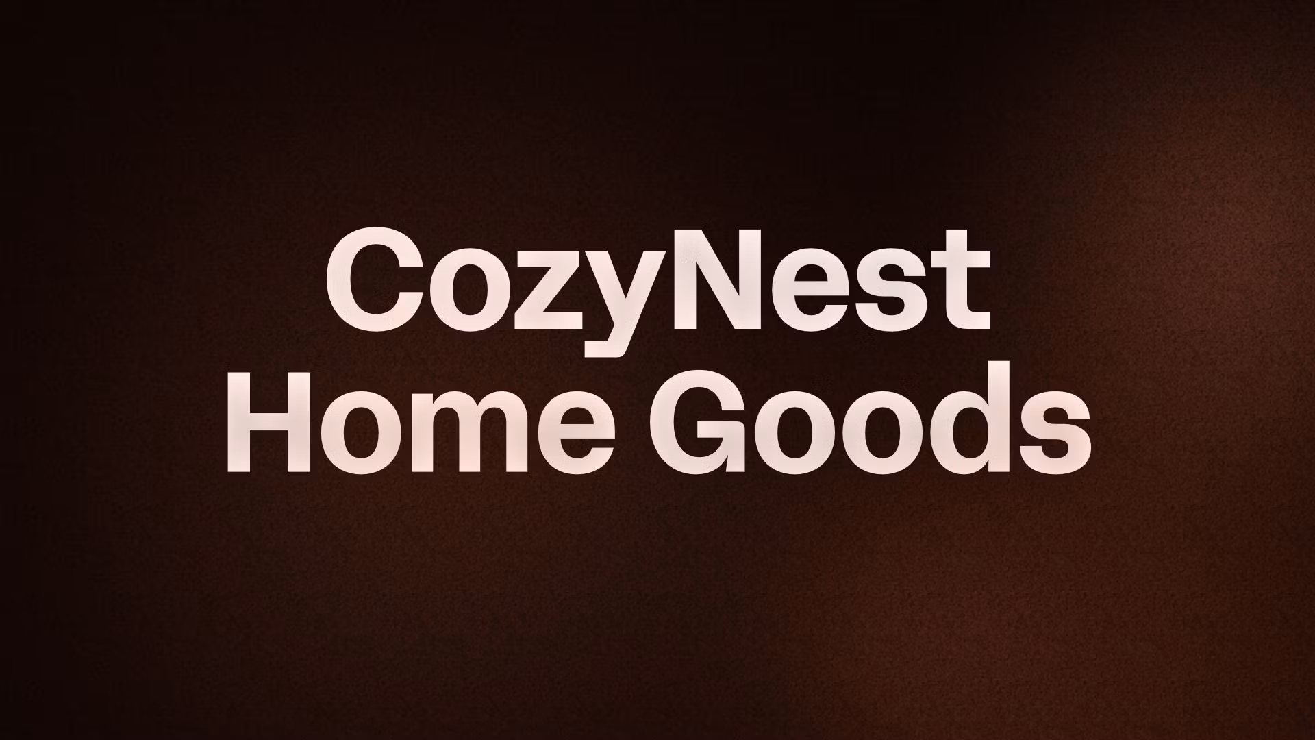 CozyNest Home Goods