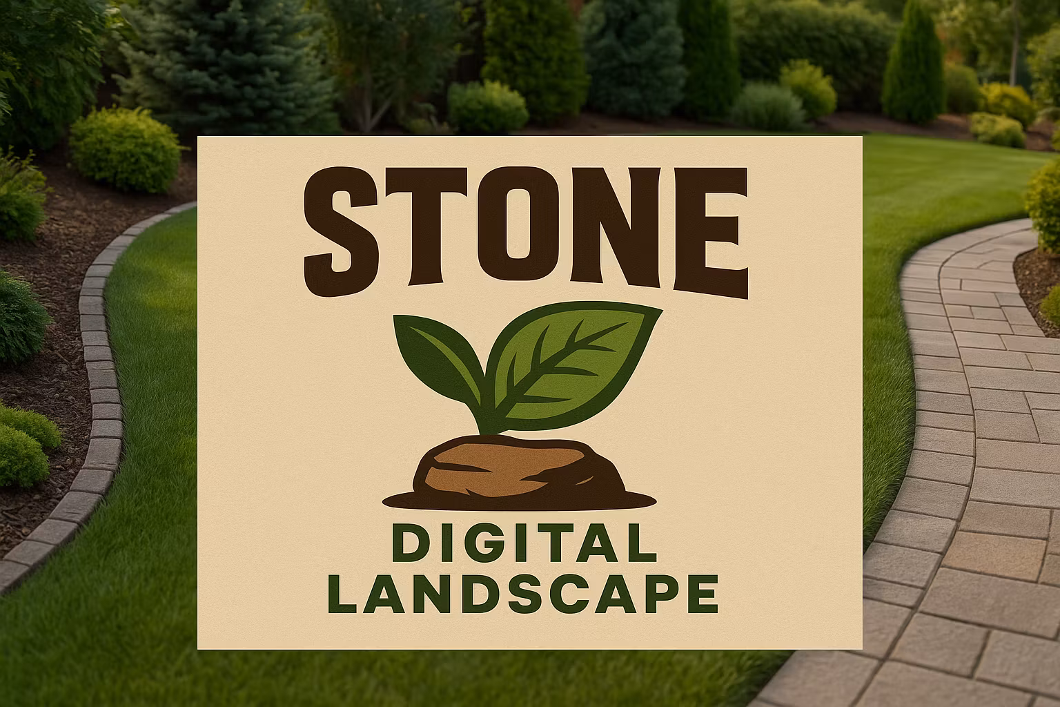Stone digital landscape