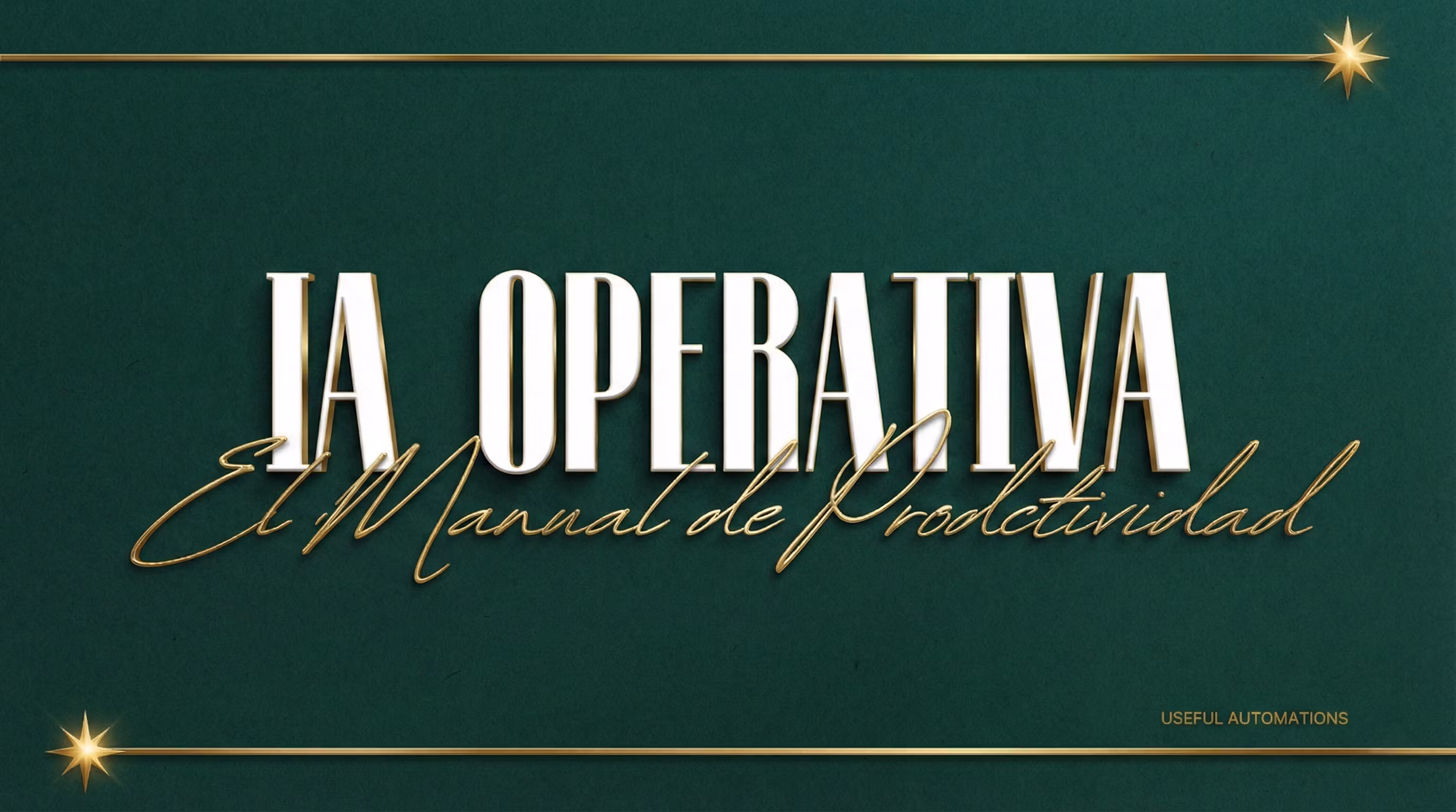 IA Operativa: El Manual de Productividad