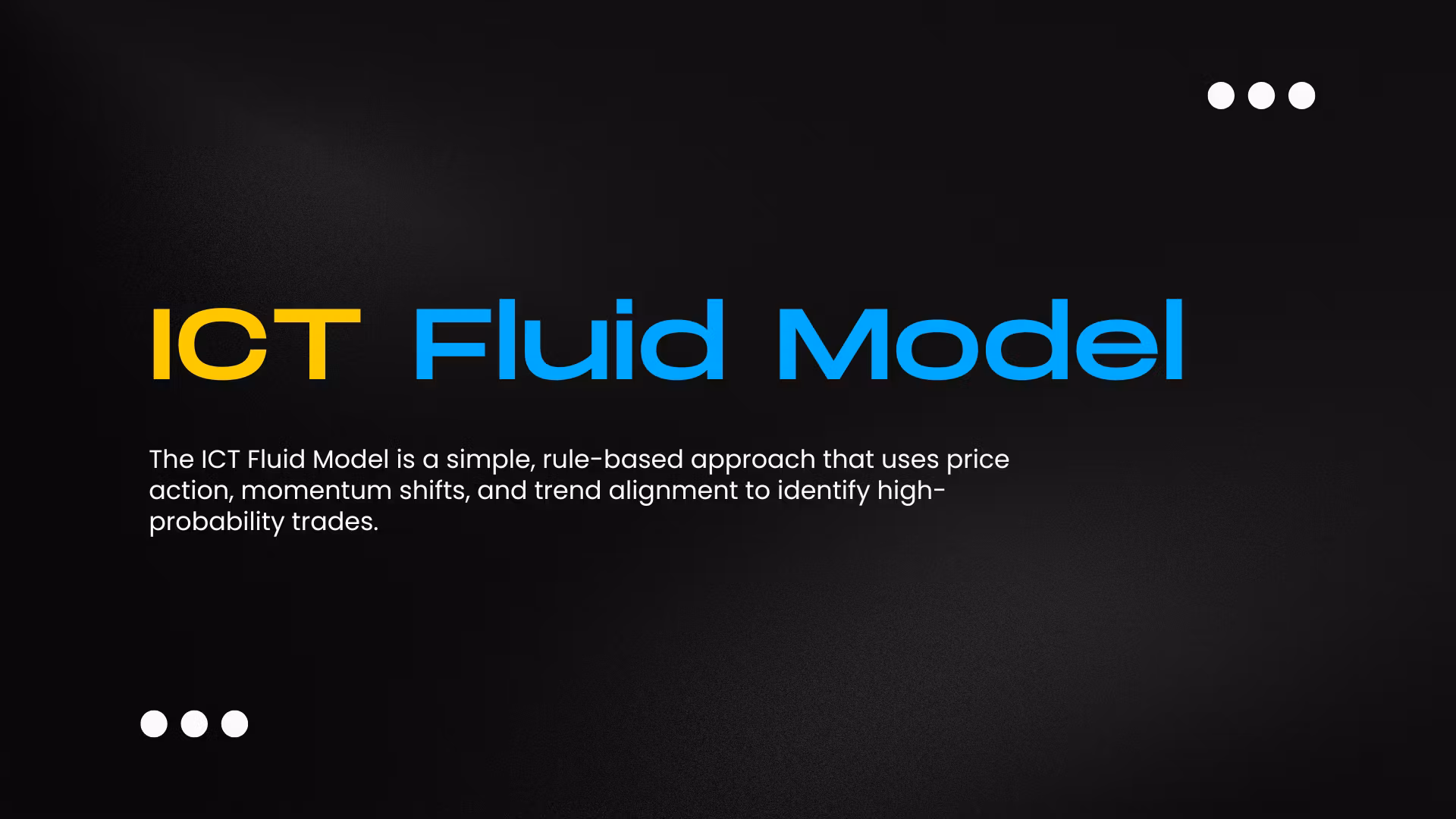 ICT Fluid Model