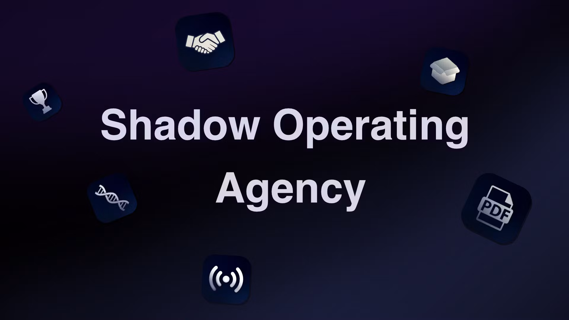 Shadow Operating Agency X Operator OS Bundle