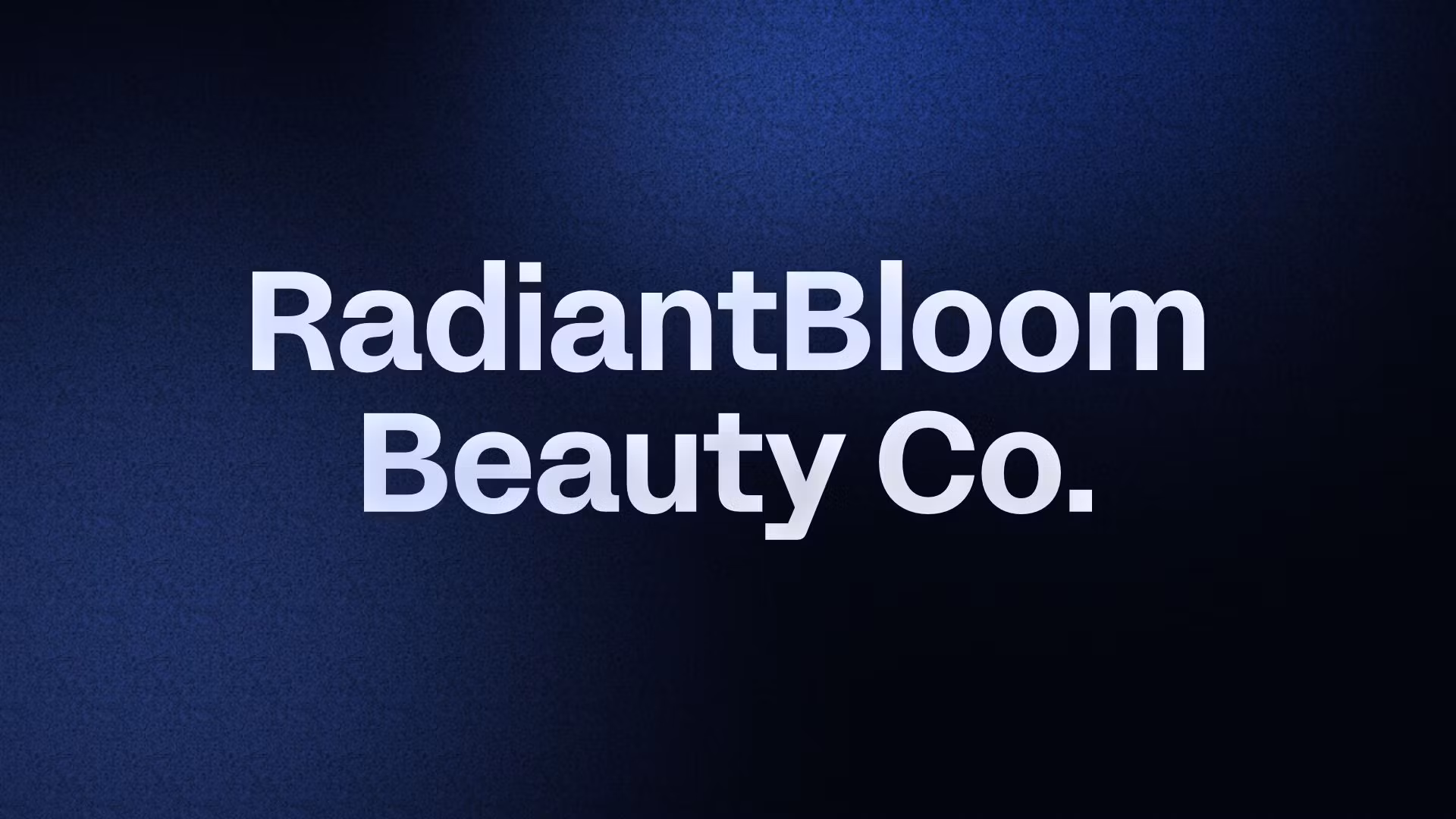 RadiantBloom Beauty Co.
