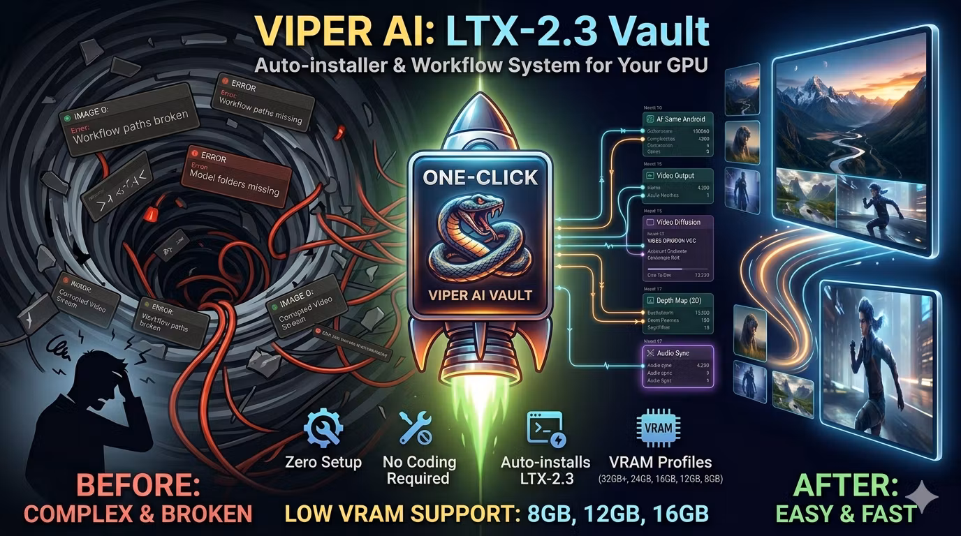 Auto-installs LTX-2.3