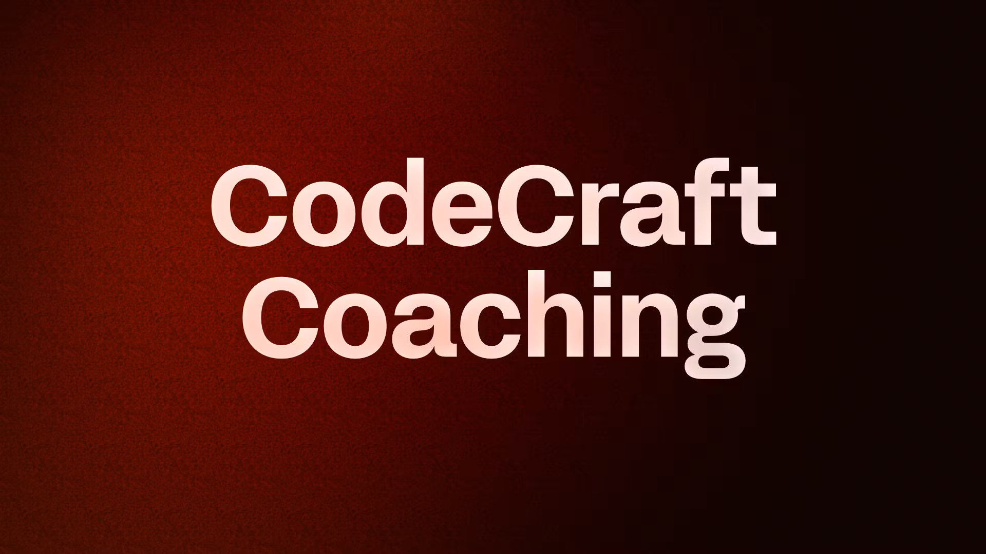 CodeCraft Coaching