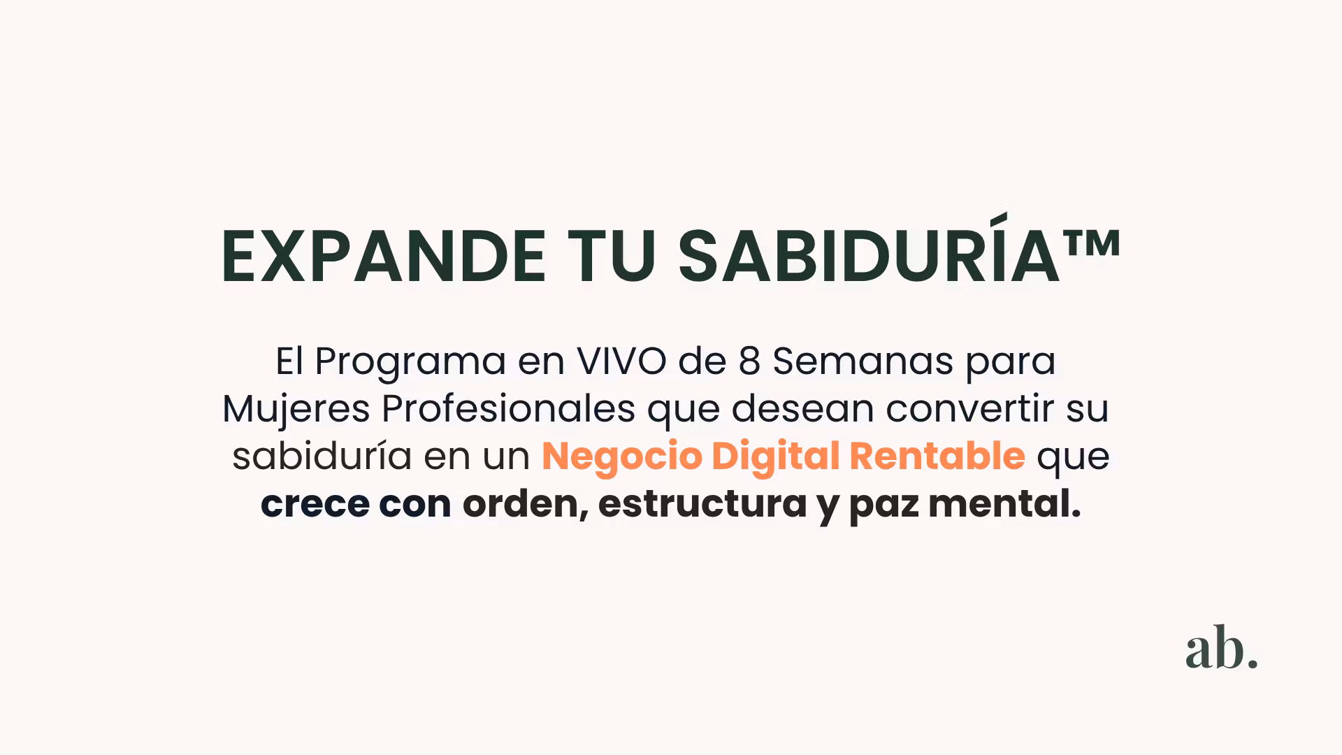 Expande tu Sabiduría