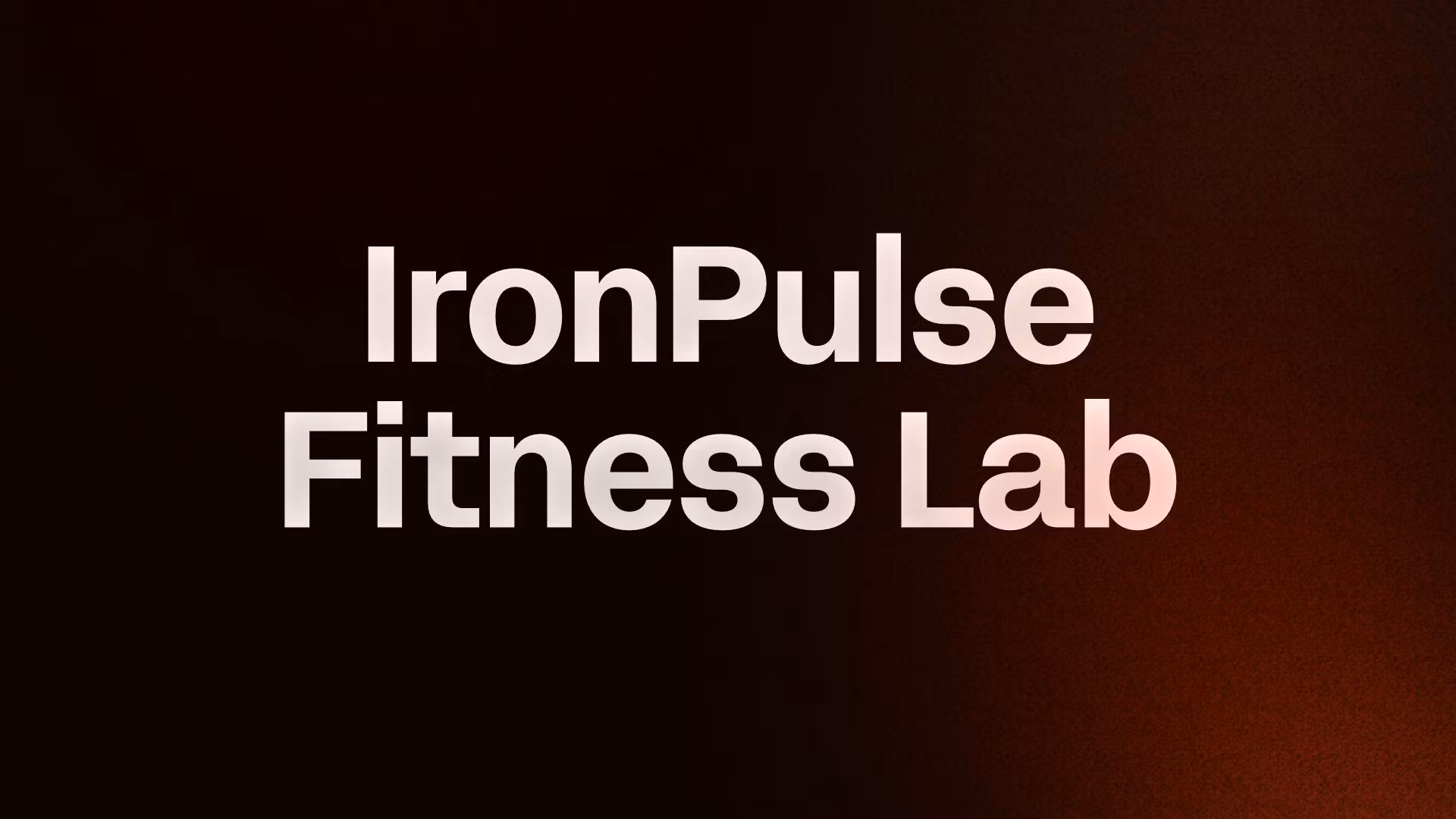 IronPulse Fitness Lab