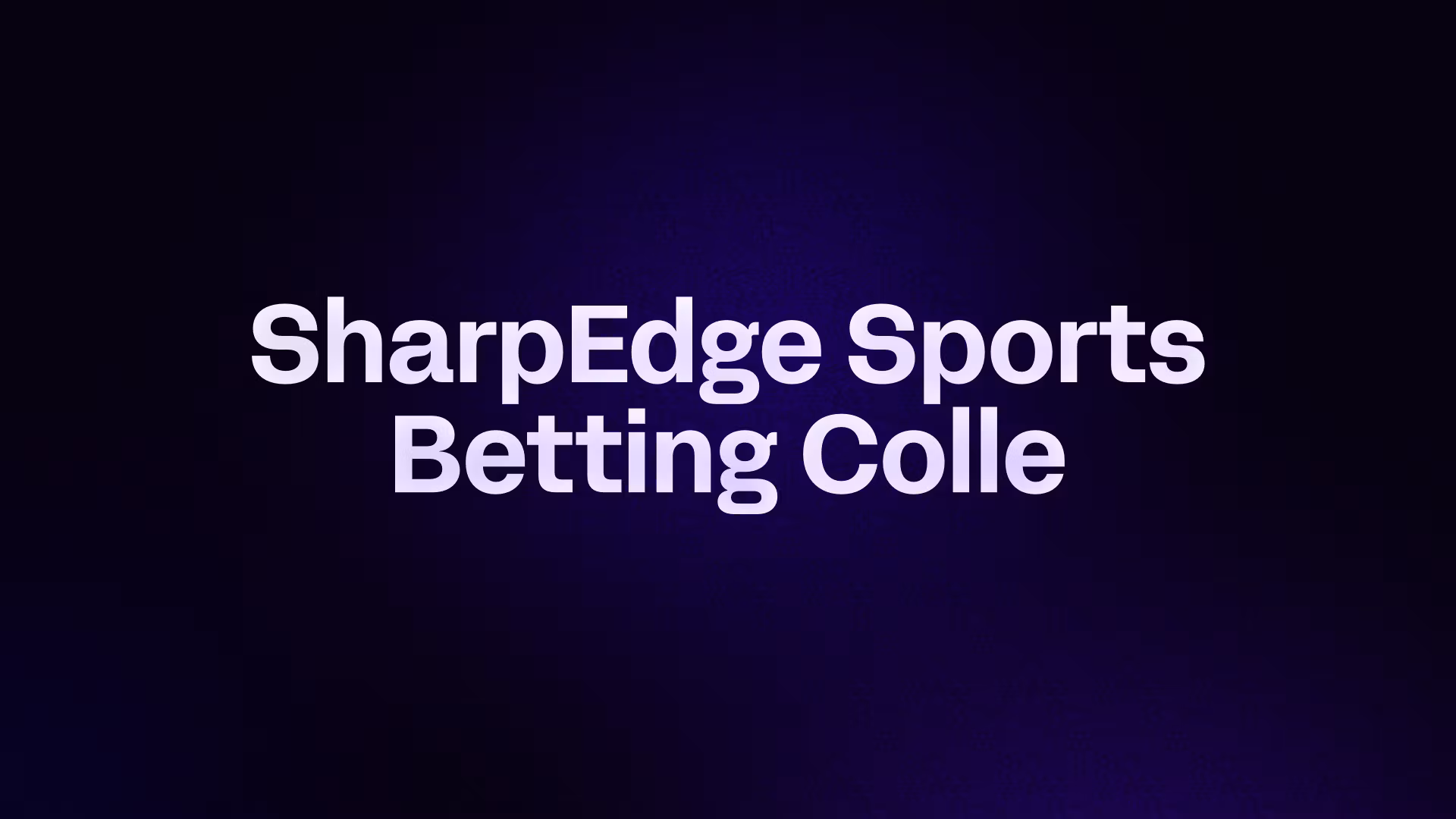 SharpEdge MMA Picks Club