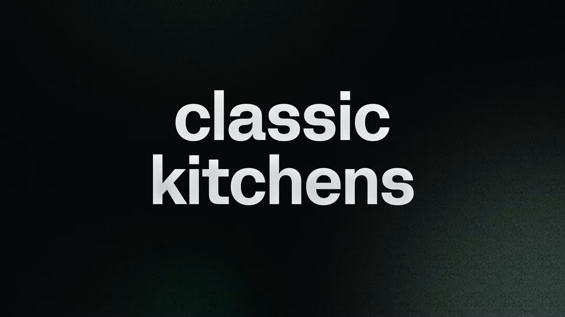 classic kitchens