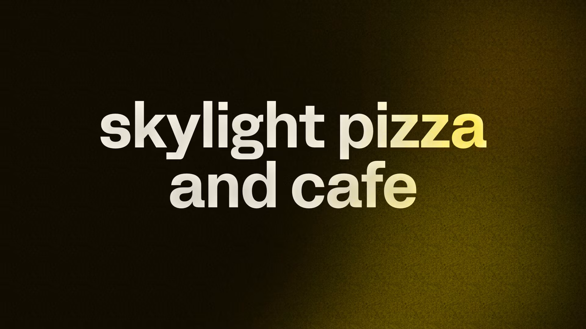 skylight pizza and cafe