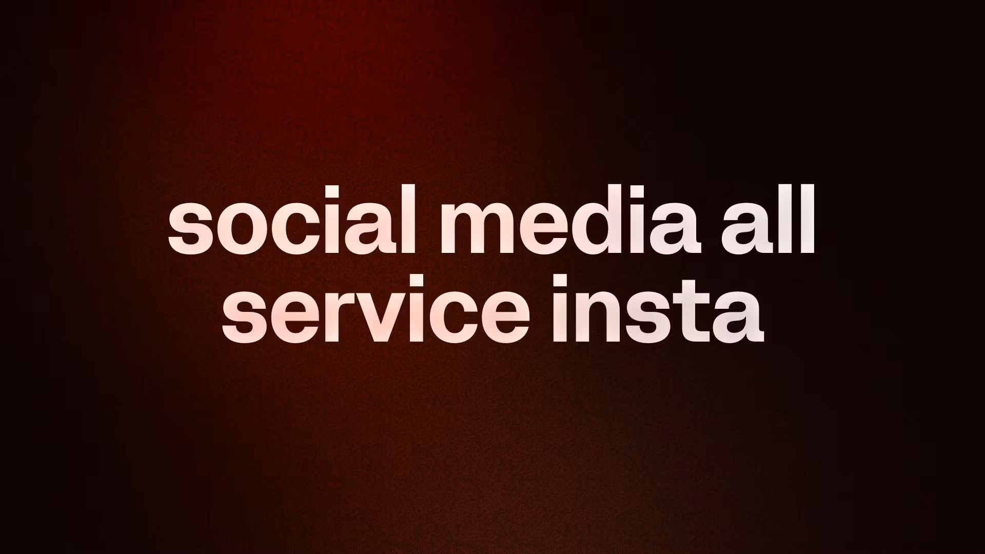 social media all service insta