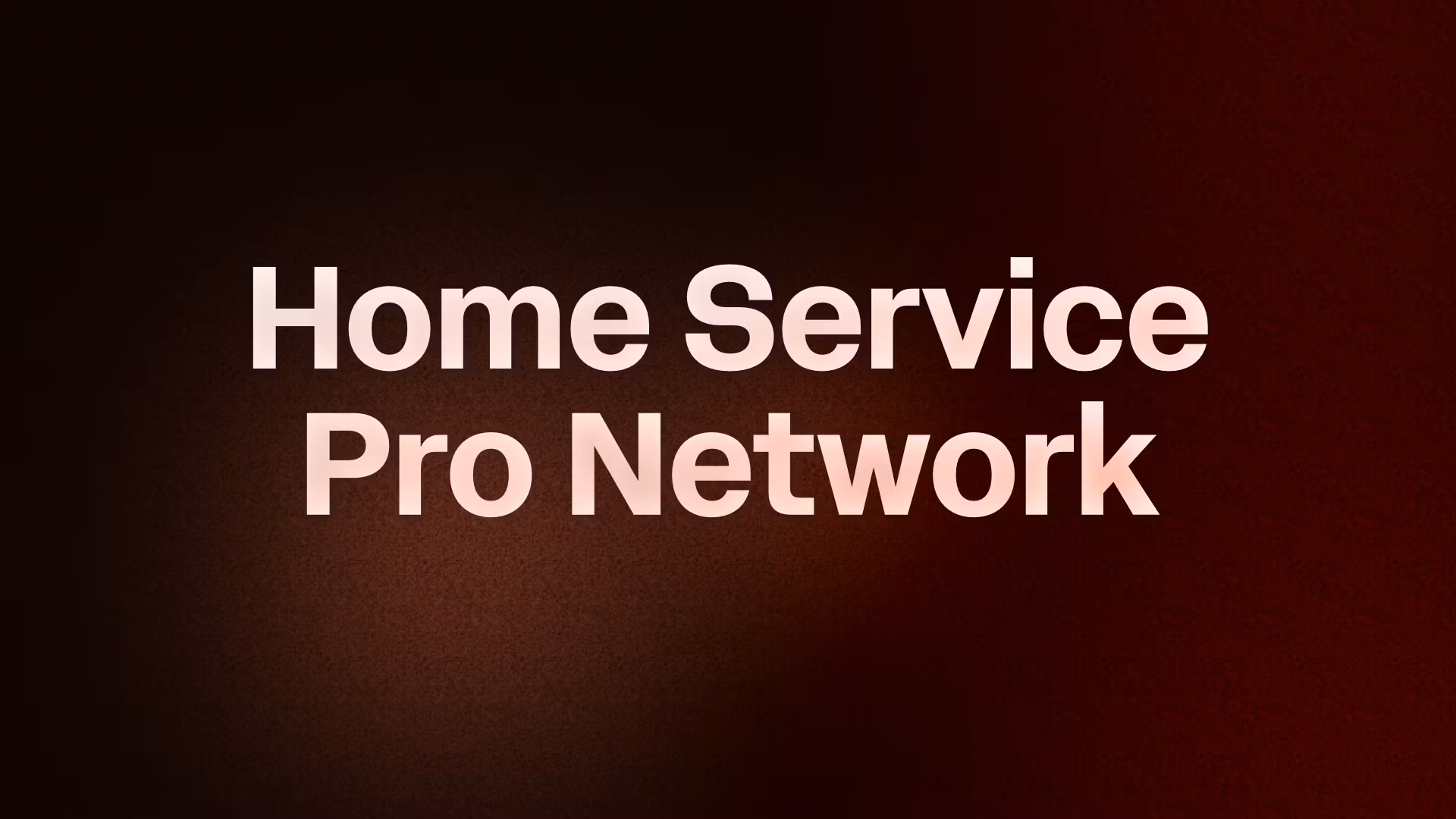 Home Service Pro Network