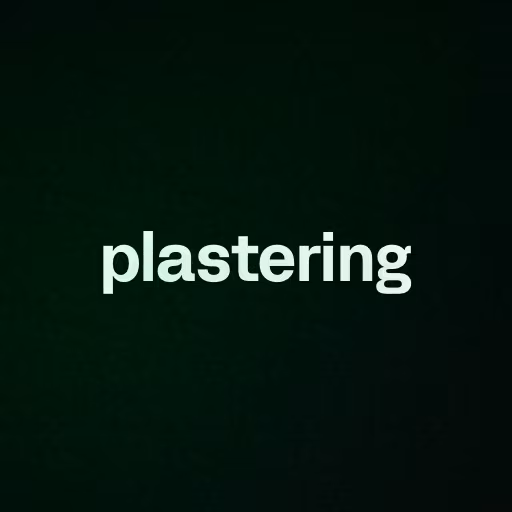 plastering