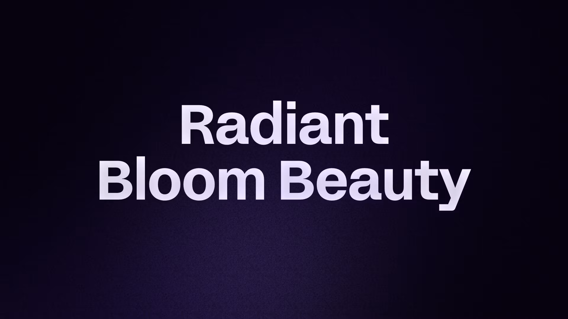 Radiant Bloom Beauty