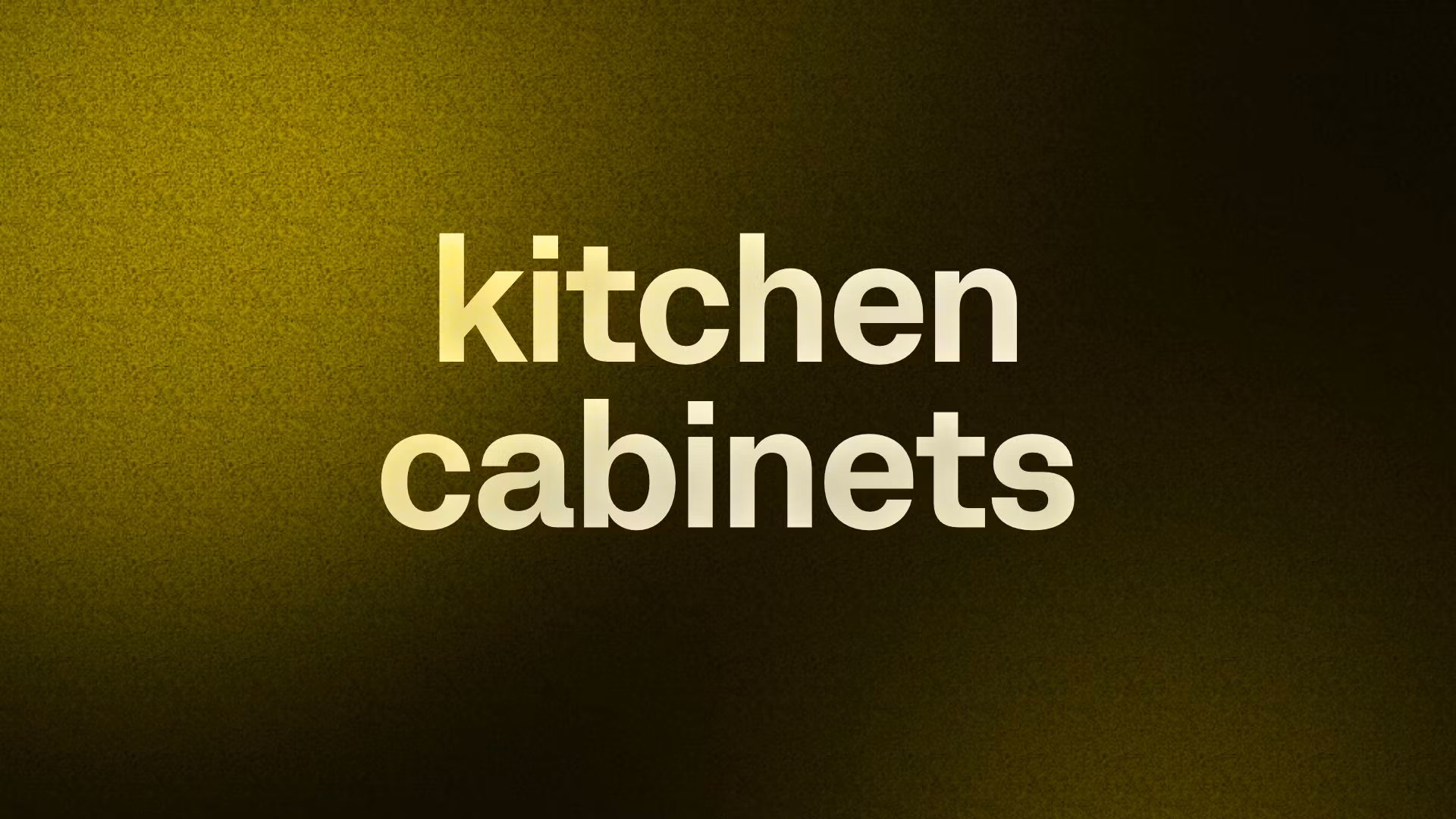 kitchen cabinets 