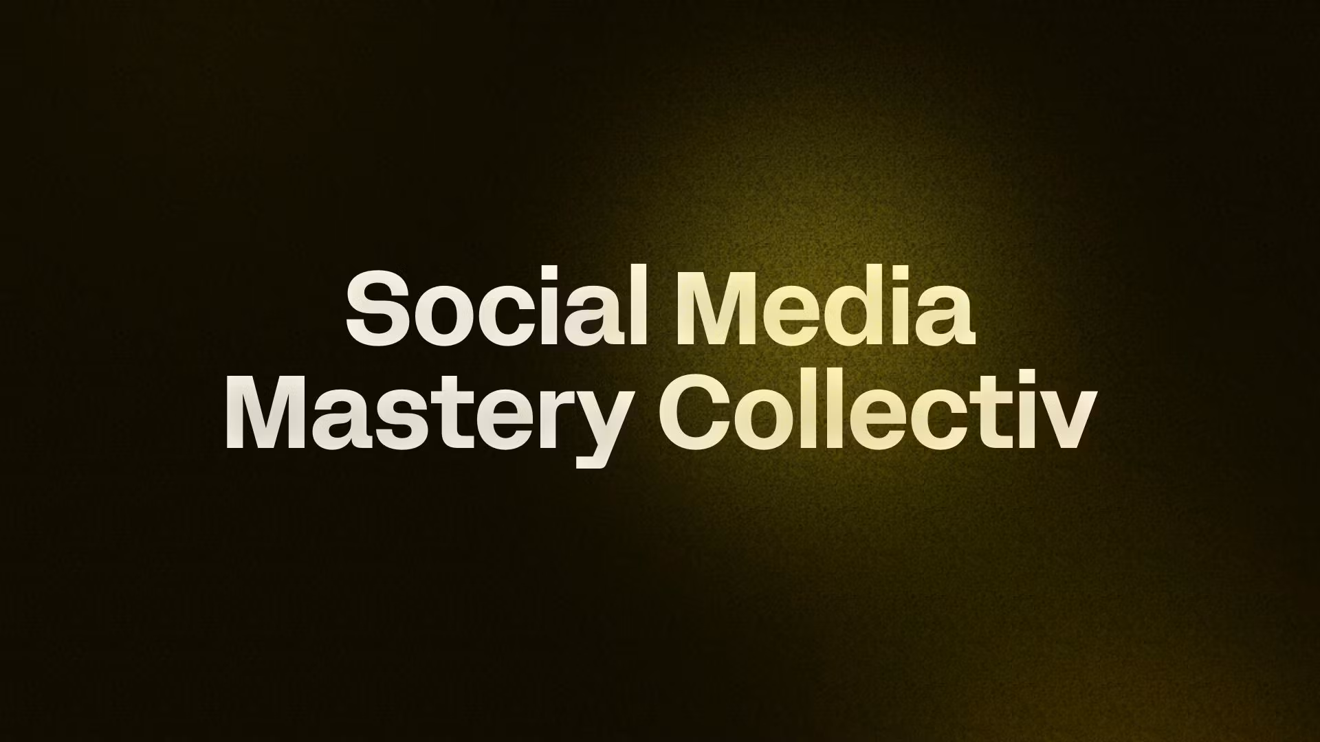 Social Media Mastery Collectiv