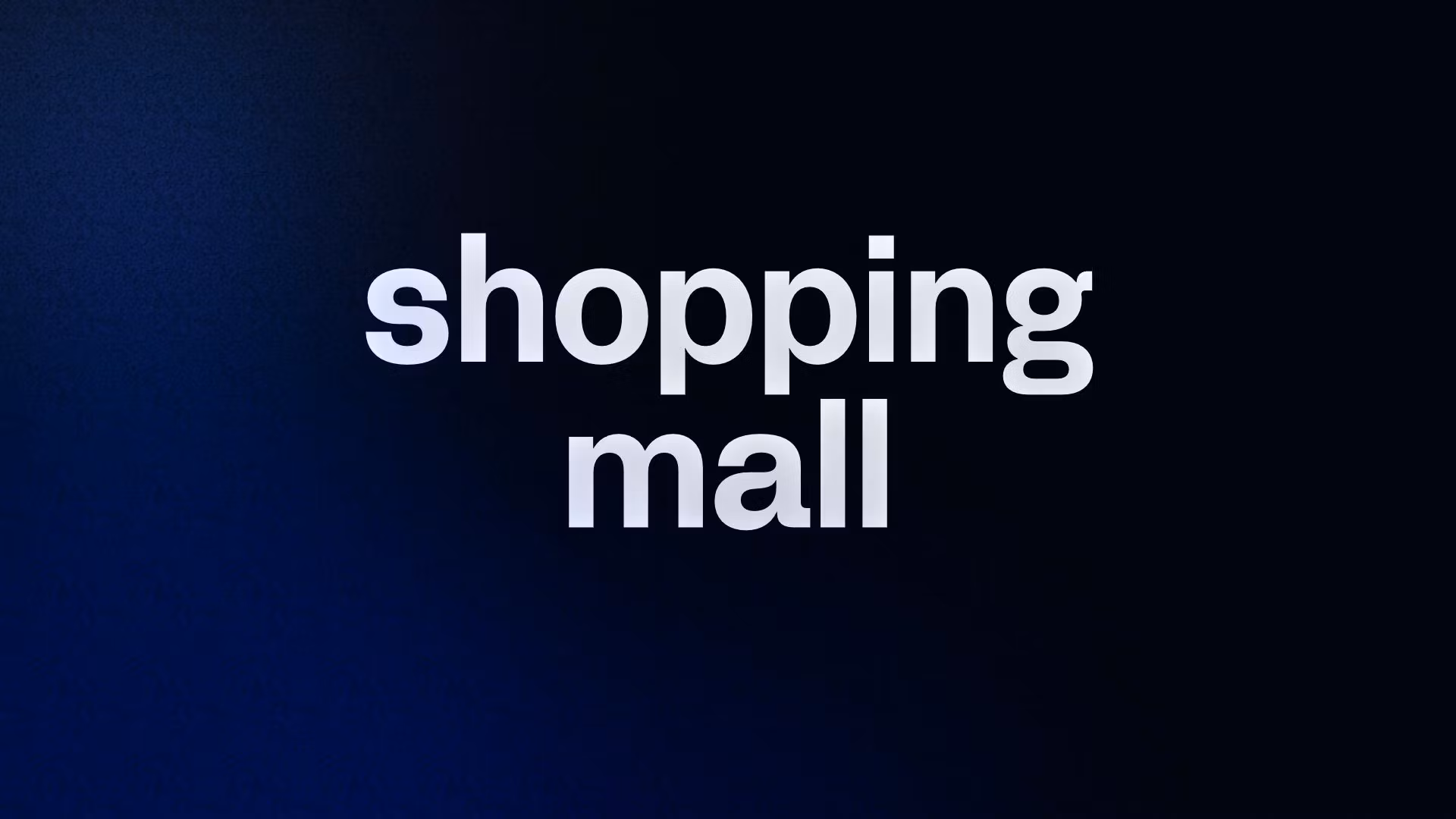 shopping mall