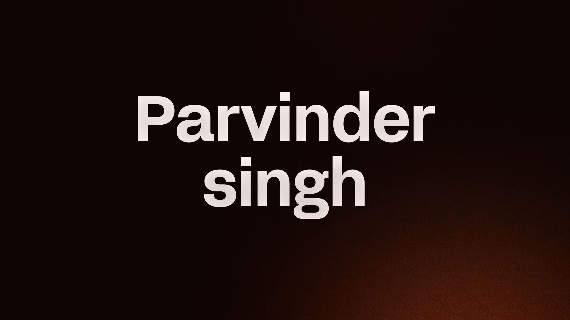 Parvinder singh 