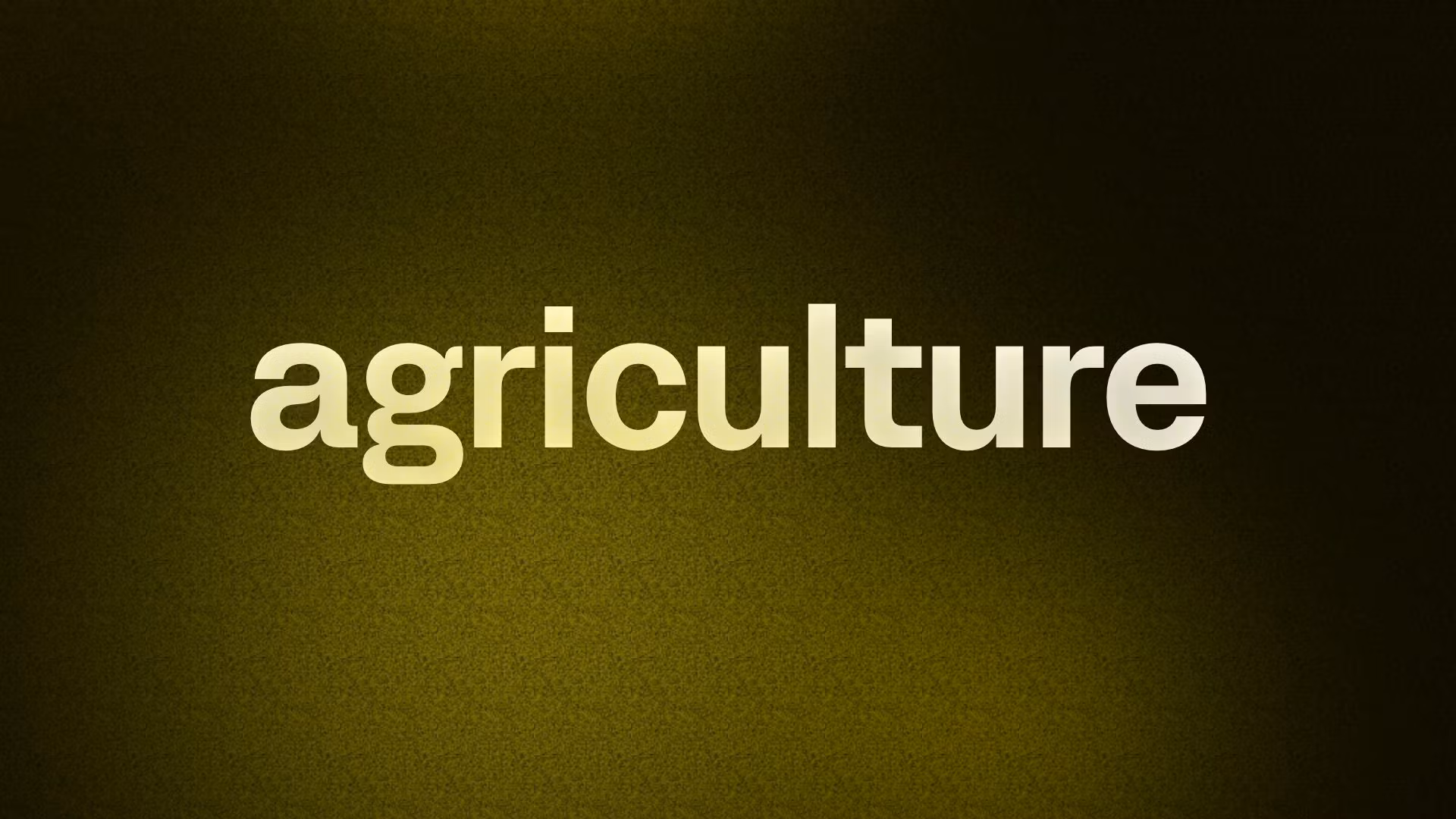 agriculture 