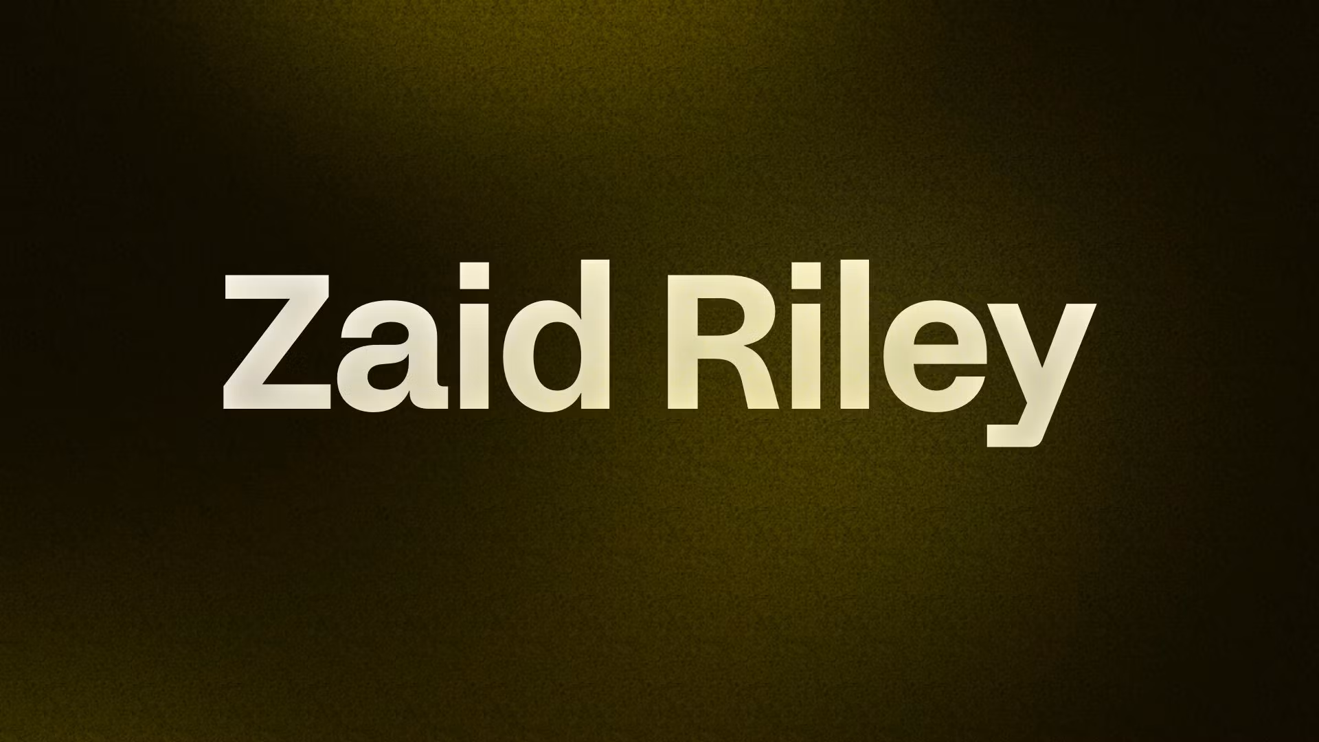 Zaid Riley