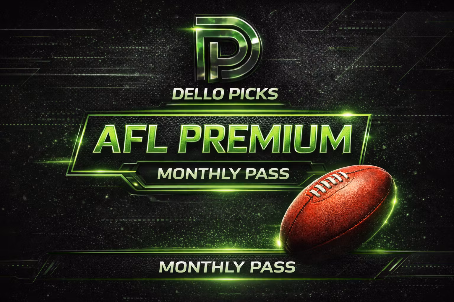 DelloPicks Premium AFL | Monthly Pass